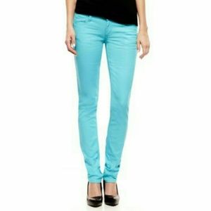 Arizona Super Skinny Turquoise Jeans